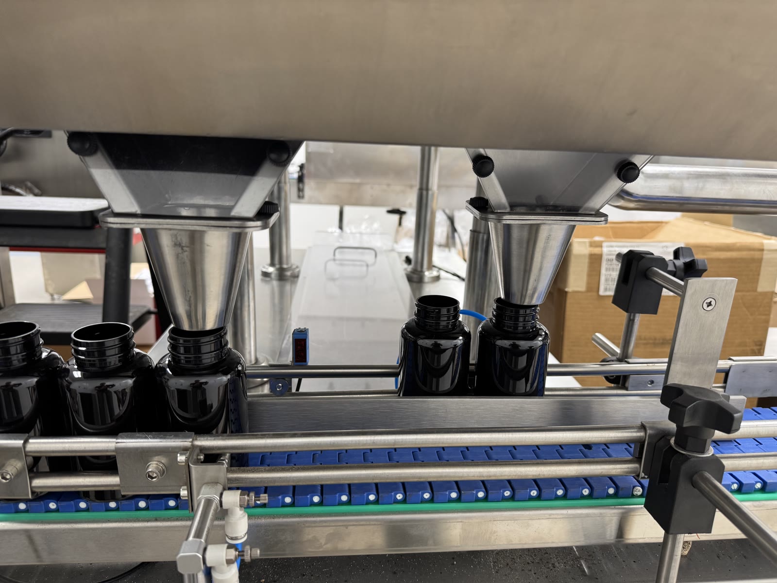 Bottle filling line at MCM Labs