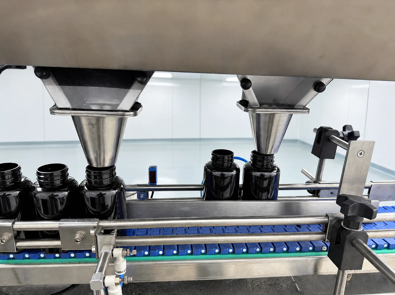 Bottle filling line at MCM Labs