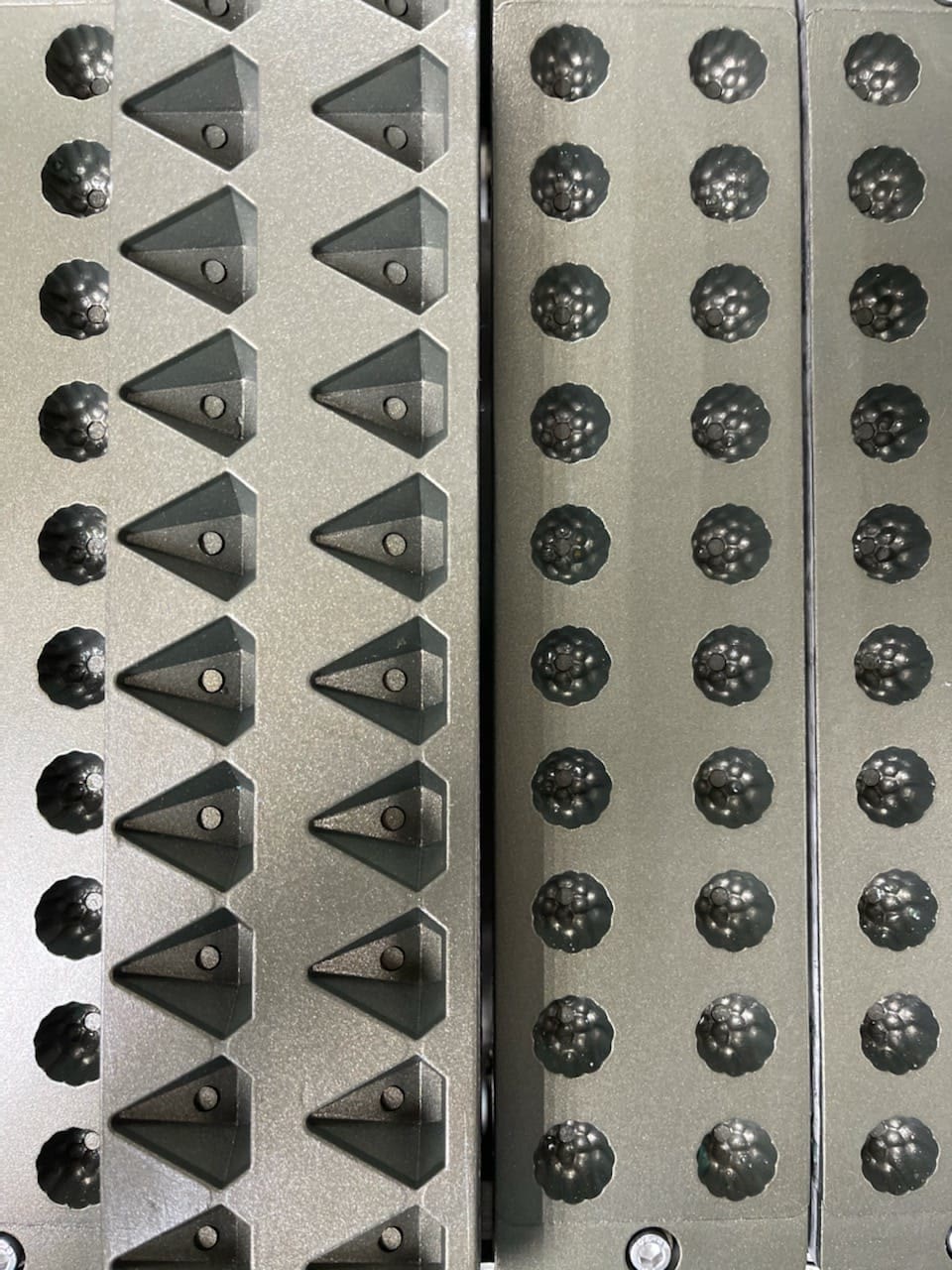 Custom gummy and tablet mould plates
